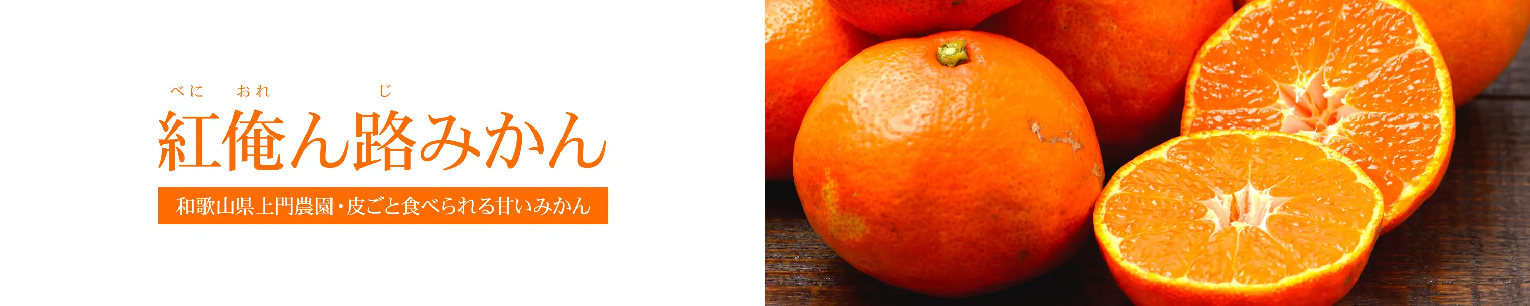 和歌山県印南町「紅俺ん路みかん」
