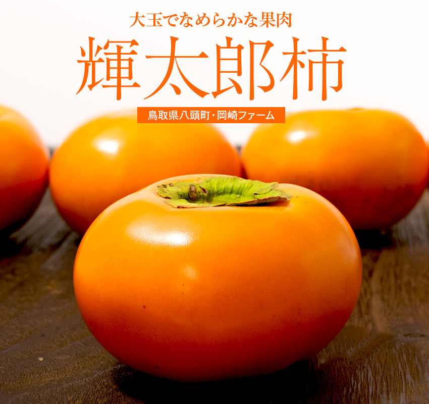 鳥取県八頭町・岡崎ファーム
輝太郎柿
なめらかな果肉