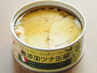 由比缶詰所 ホワイトシップ印まぐろオリーブ油漬ファンシー（90g） 安心堂 食のSELECTネットショップ