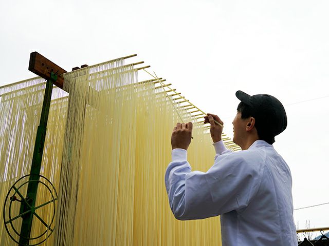 玉井製麺所・小豆島の天日干しそうめん（1kg） | 安心堂 食のSELECT