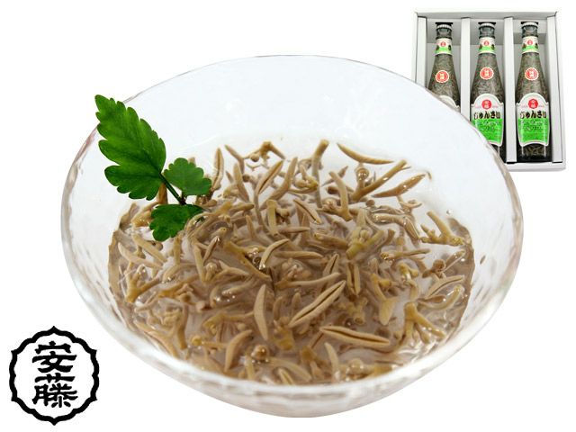 安藤食品 特選じゅんさい水煮瓶詰め3本入り 安心堂 食のselectネットショップ