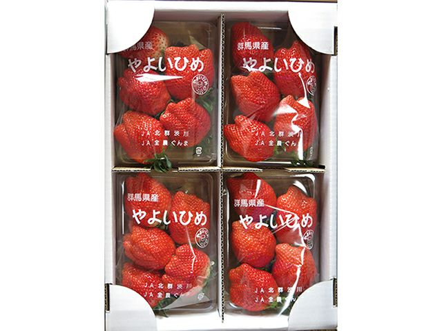 ストロベリーファームIKEDA・やよいひめ 4L【家庭用】（約320g×4パック