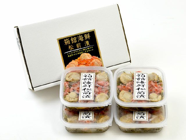 中水食品工業・箱館海鮮松前漬（150g×4）/1箱 | 安心堂 食のSELECTネットショップ