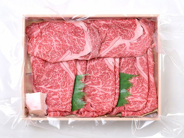 森村商会・近江牛 肩ロースしゃぶしゃぶ肉（折箱入り） | 安心堂 食のSELECTネットショップ