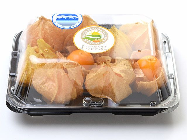 白馬サンサン会・食用ほおずき【オレンジチェリー】100g×2パック 安心堂 食のSELECTネットショップ 食用ほおずき(35g×8袋)