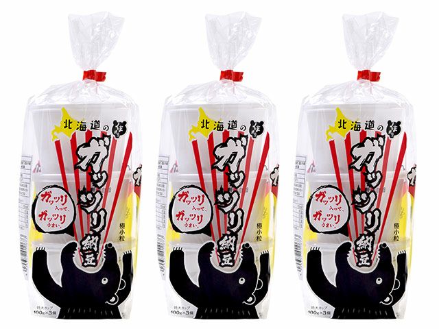 道南平塚食品・ガッツリ納豆（100g×3パック）3袋 | 安心堂 食のSELECTネットショップ