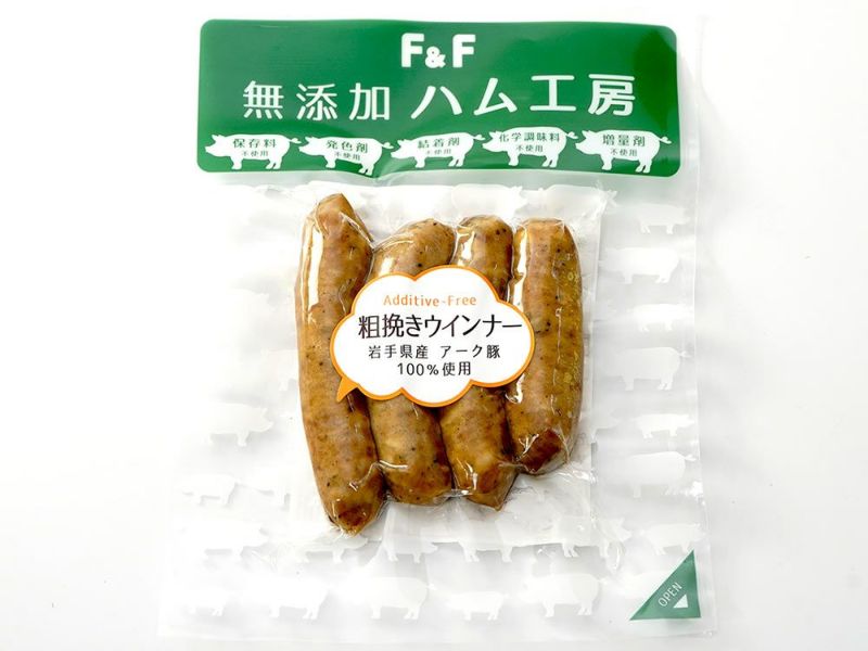 FF・無塩せき粗挽きウインナー | 安心堂 食のSELECTネットショップ