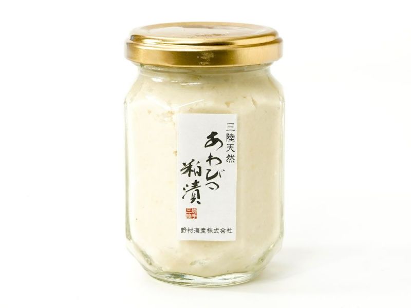 野村海産・三陸天然あわび粕漬ビン詰（60g）1本 | 安心堂 食のSELECTネットショップ