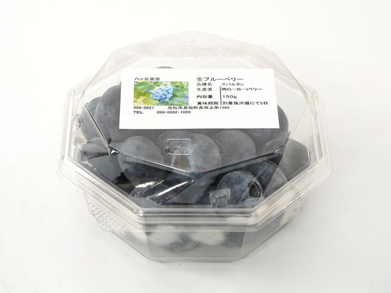 O-B-Iベリー・完熟大粒ブルーベリー（150g）5パックセット