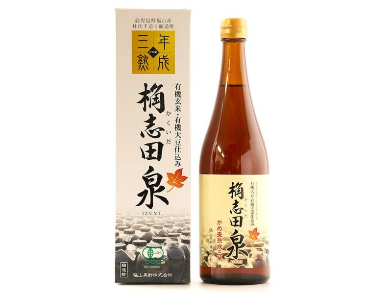 福山黒酢・【有機JAS認定】桷志田 三年熟成 泉（720ml） | 安心堂 食の