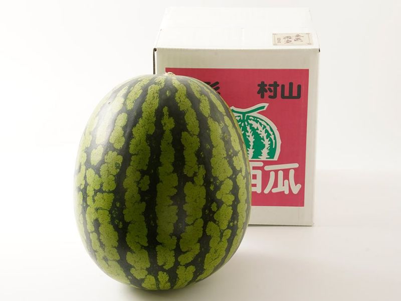 村岡農園・山形県産 金色羅皇スイカ（7～8kg） | 安心堂 食のSELECT