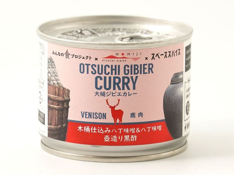 みんなの食プロジェクト・CURRY 大槌ジビエ鹿肉カレー缶（190g） | 安心堂 食のSELECTネットショップ