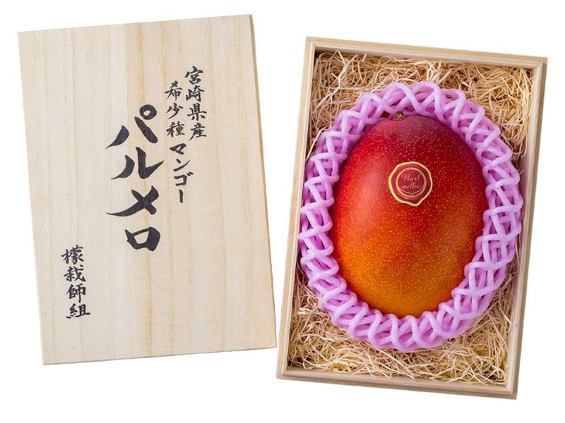 檬栽組師・希少種マンゴー 極パルメロ（1玉入り）650g以上 | 安心堂 食